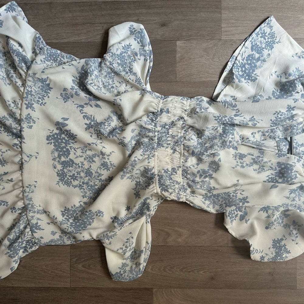 💐 Blue Floral Dress 👗